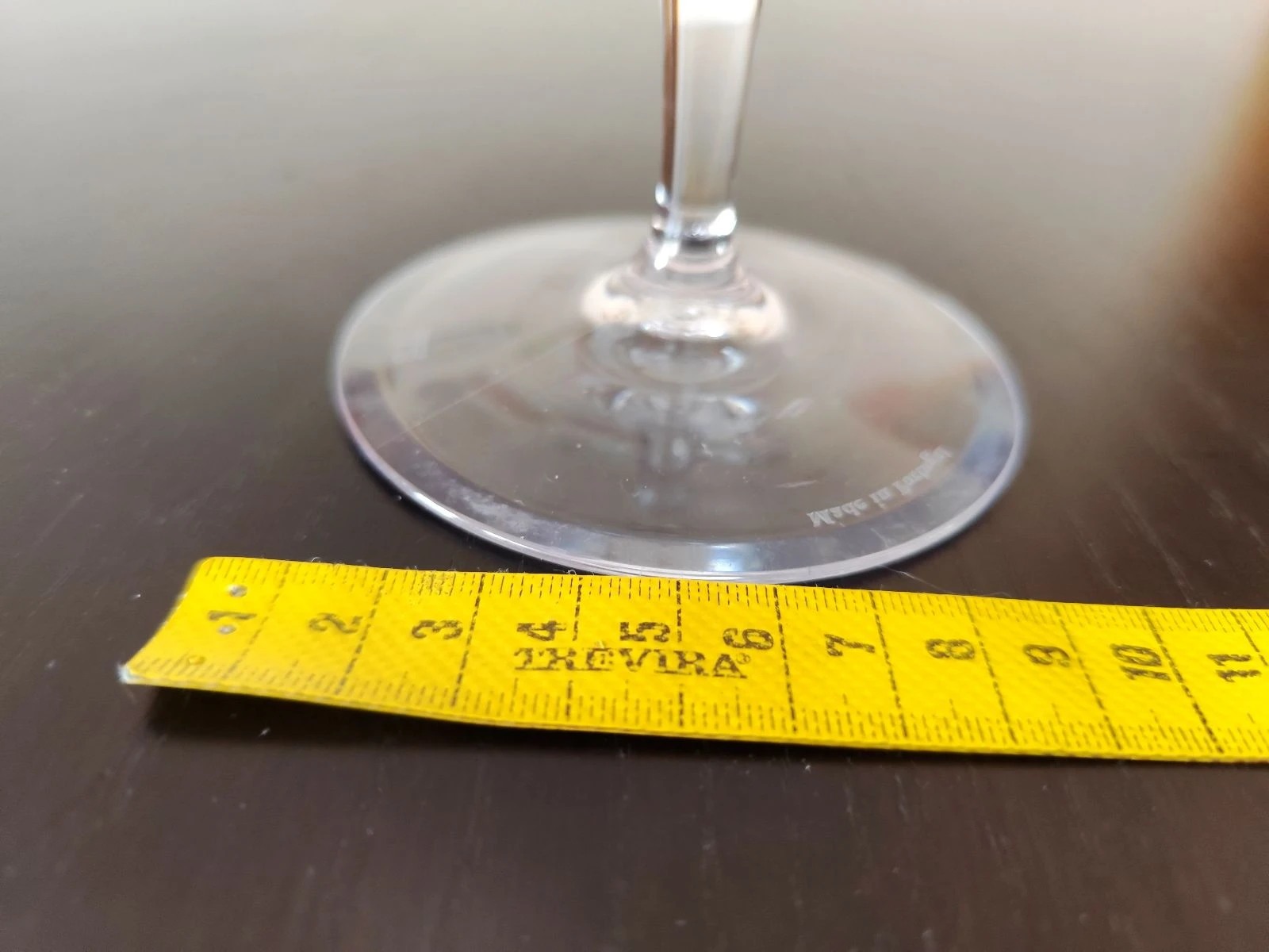 Lote de 6 Copos com Pé Transparentes - Plástico (Novos) – photo 8
